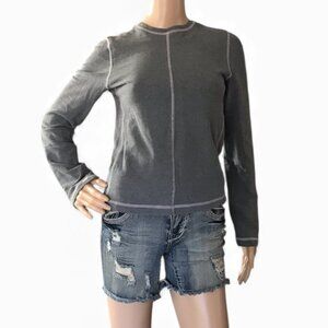 Charcoal Long Sleeve Top